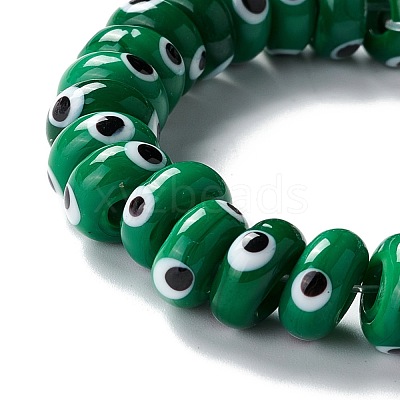 Handmade Evil Eye Lampwork Beads LAMP-F021-01A-1