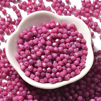 Picasso Baking Paint Glass Seed Beads SEED-A032-02A-15-1