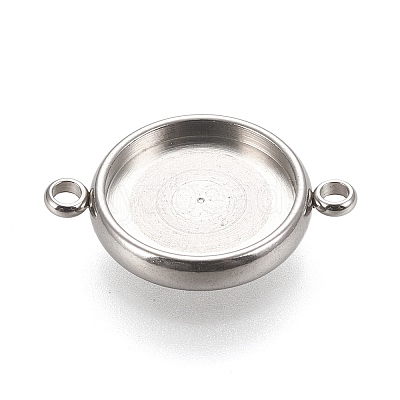 Tarnish Resistant 304 Stainless Steel Links Connectors Settings X-STAS-K202-02E-P-1