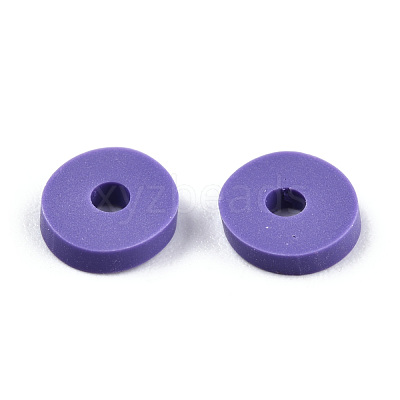 Handmade Polymer Clay Beads CLAY-R067-6.0mm-B03-1