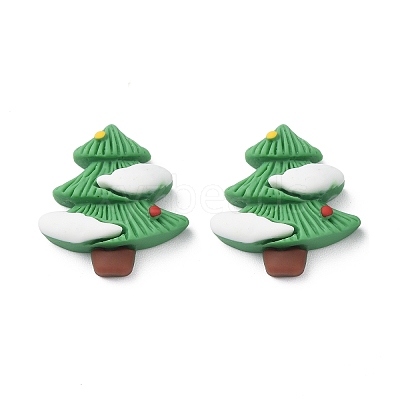 Christmas Theme Opaque Resin Cabochons RESI-F042-01A-1