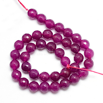 Natural White Jade Bead Strands X-G-R346-6mm-11-1