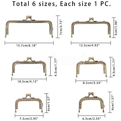 Iron Purse Frame Handle FIND-PH0015-42-1