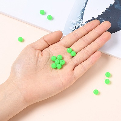 Fluorescent Acrylic Beads MACR-R517-8mm-07-1