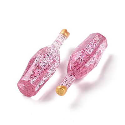 Dummy Bottle Transparent Resin Cabochon RESI-E025-03D-1