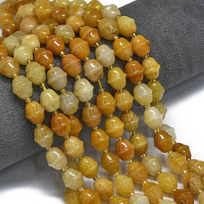 Natural Topaz Jade Beads Strands G-K389-D02-01-1