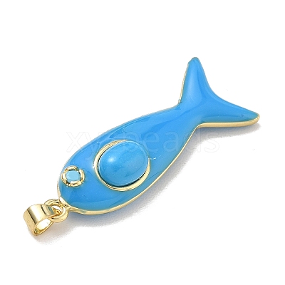 Ocean Dyed Synthetic Turquoise Pendants GG-CBA6980-12G-1
