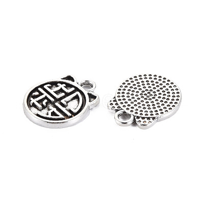 Tibetan Style Alloy Pendant Enamel Settings PALLOY-N160-68-1