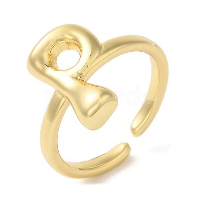 Brass Open Cuff Rings RJEW-U008-06P-G-1
