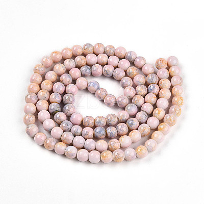 Baking Paint Glass Beads X1-DGLA-N003-8mm-C01-1