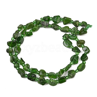 Natural Diopside Beads Strands GG-CBA3A44-C09-01-1
