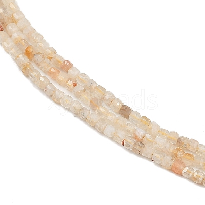 Heated Natural Citrine Beads Strands G-RM241221-K23-1
