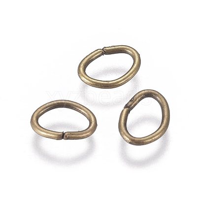 Iron Open Jump Rings IFIN-WH0051-74C-AB-1