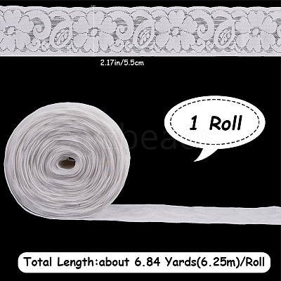 6.25M Nylon Elastic Lace Trim OCOR-GF0003-77A-1