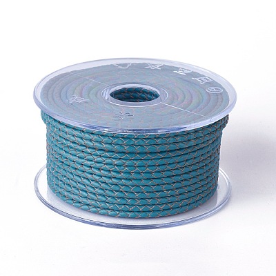 Braided Cowhide Cord WL-I004-5mm-12-1