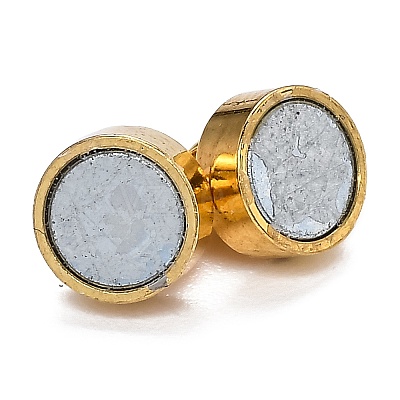 Brass Magnetic Clasps with Loops X-KK-O134-14G-1