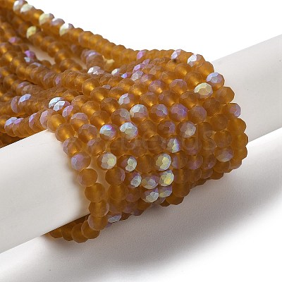 Transparent Glass Beads Strands EGLA-A034-T4mm-MB02-1