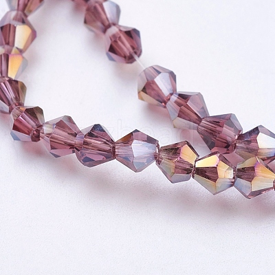 Glass Beads Strands X-EGLA-S056-01-1