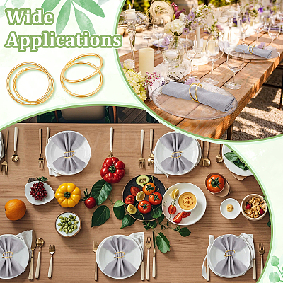 40Pcs Alloy Napkin Rings AJEW-PB0001-04-1