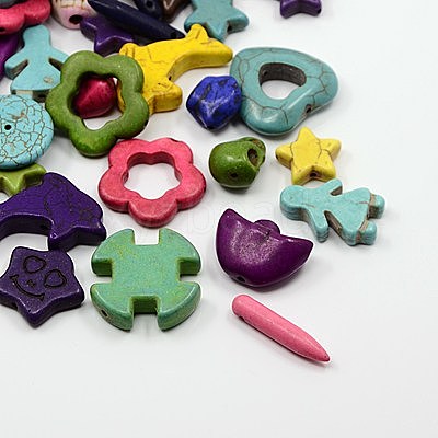 Synthetic Turquoise Beads G-MSMC007-M1-1