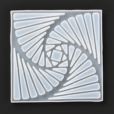 Square Silicone Cup Mat Molds DIY-I065-05-1
