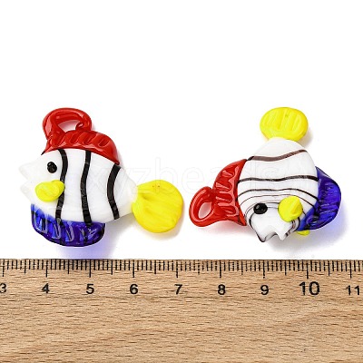 Handmade Lampwork Pendants LAMP-I031-01C-1