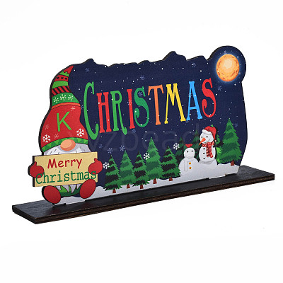 Wood Tabletop Display Decorations WOOD-N005-72-1
