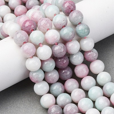 Ombre Effect Dyed Glass Beads Strands GLAA-T031-01O-08-1