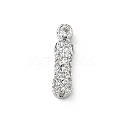 Brass Micro Pave Cubic Zirconia Pendants KK-A300-02P-I-1