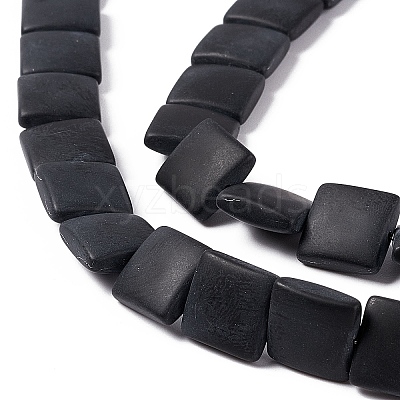 Transparent Frosted Glass Beads Strands FGLA-S001-01F-1