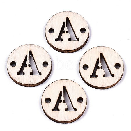 Unfinished Natural Poplar Wood Links Connectors WOOD-S045-140A-01A-1