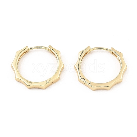 Brass Hoop Earrings EJEW-I289-18A-KCG-1