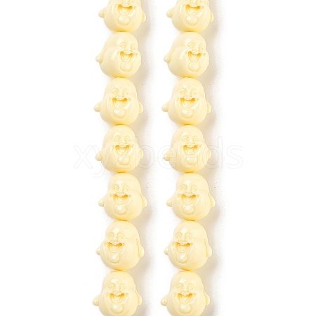 Synthetic Coral Carved Beads Strands CORA-B001-01A-1