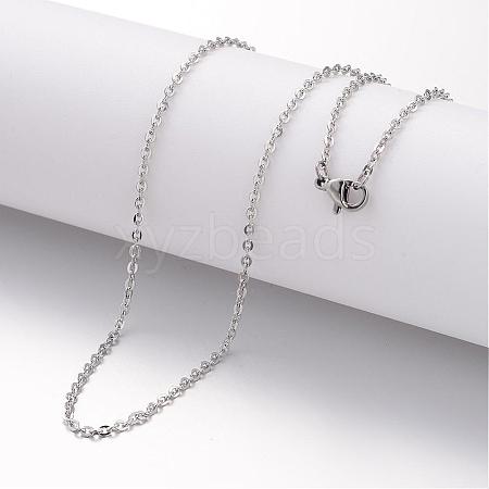 304 Stainless Steel Necklace MAK-K004-20P-1