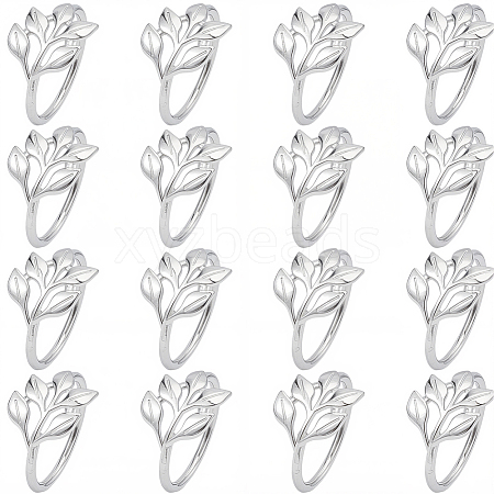 16Pcs Christmas Theme Alloy Napkin Rings AJEW-GF0013-16P-1