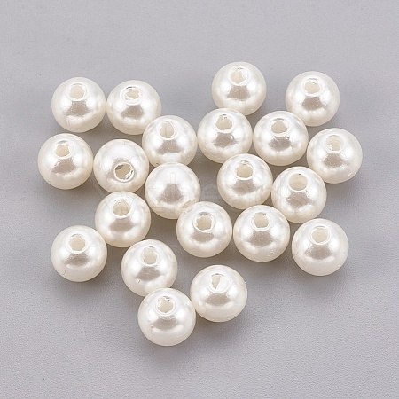 ABS Plastic Imitation Pearl Beads LS-X-KY-G009-4mm-02-1