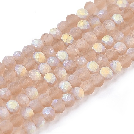 Transparent Glass Beads Strands LS-EGLA-A044-T2mm-MB20-1