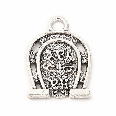 Tibetan Style Alloy Pendants PALLOY-B012-01B-AS-1