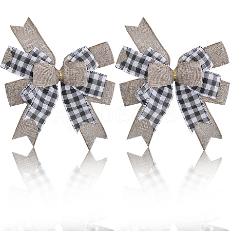 Polyester Big Bowknot FIND-WH0126-414F-1