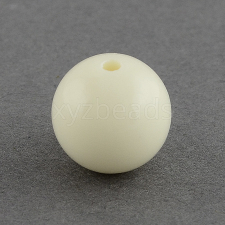 Solid Chunky Bubblegum Acrylic Ball Beads SACR-R835-12mm-10-1