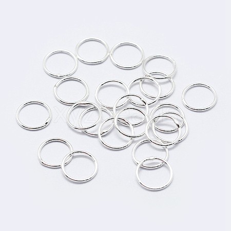 925 Sterling Silver Soldered Closed Jump Rings STER-F036-03S-0.7x5-1
