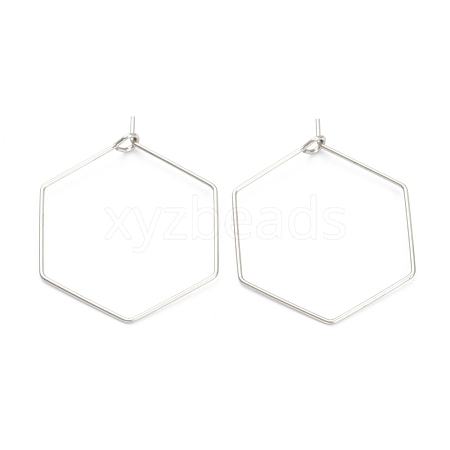 Non-Tarnish 304 Stainless Steel Earring Settings STAS-J037-04B-P-1