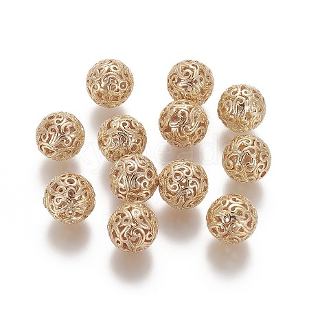 Brass Beads KK-I644-40G-1