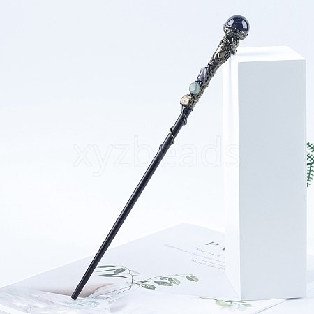 Synthetic Blue Goldstone Magic Wand PW-WG11250-01-1