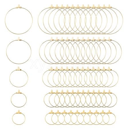 20Pcs 5 Size 304 Stainless Steel Pendants STAS-LS0001-12G-1