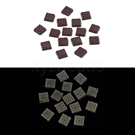 Luminous Resin Imitation Chocolate Decoden Cabochons RESI-K036-28A-02-1