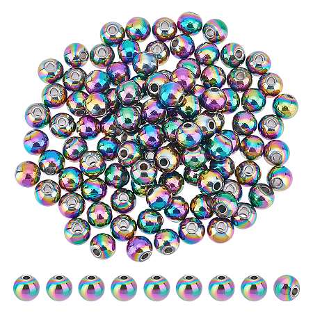 Unicraftale 100Pcs 304 Stainless Steel Beads STAS-UN0040-20A-1