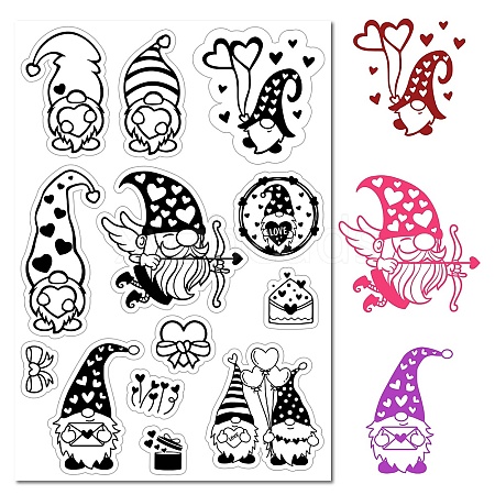 Custom PVC Plastic Clear Stamps DIY-WH0439-0032-1