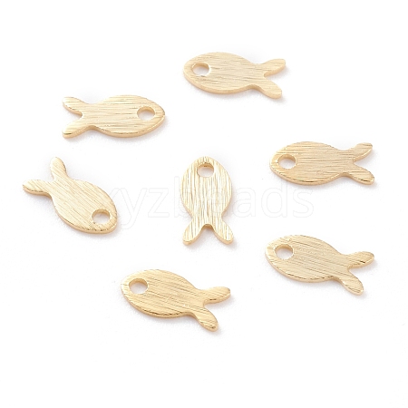 Brass Charms X-KK-Y003-23G-1