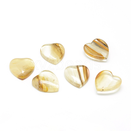 Dyed Tigerskin Glass Cabochons G-T029-18X15mm-15-1